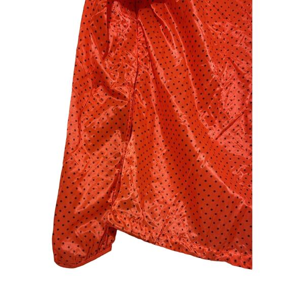 Nike Red & Black Polka dot Windbreaker, Rain Jacket, Women’s SZ Medium - Picture 2 of 9